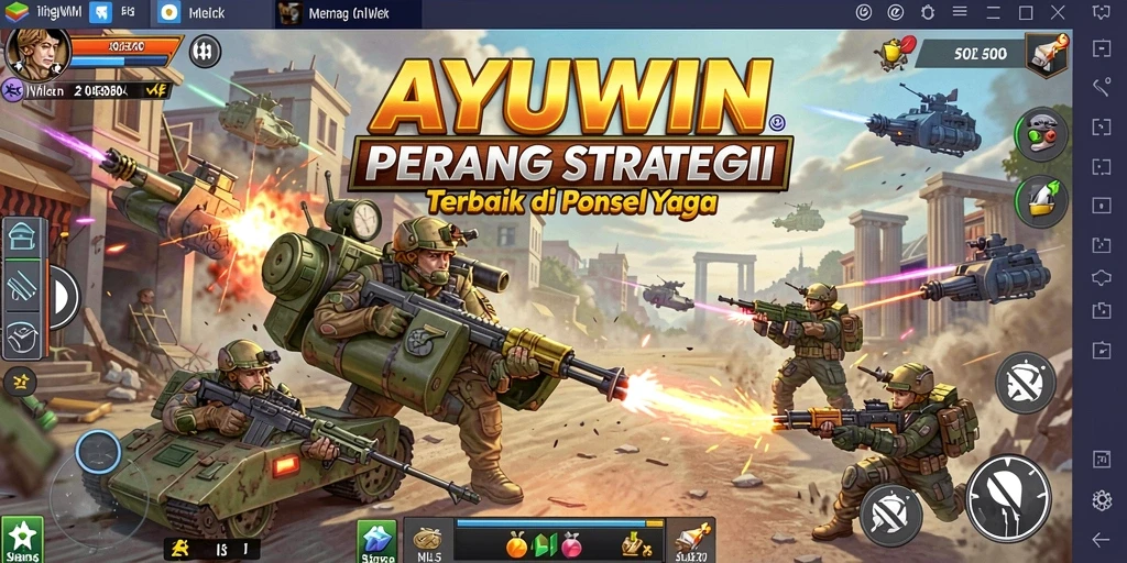 Tampilan gameplay AYUWIN yang seru dan menantang.