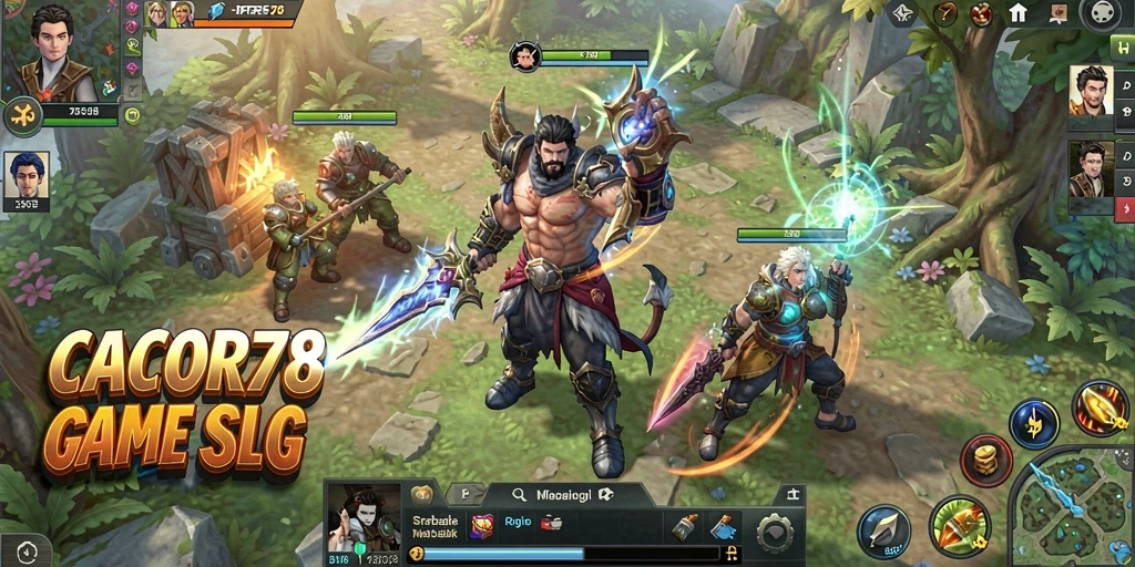 Tampilan gameplay menarik dari CACOR78 dalam aksi strategi.