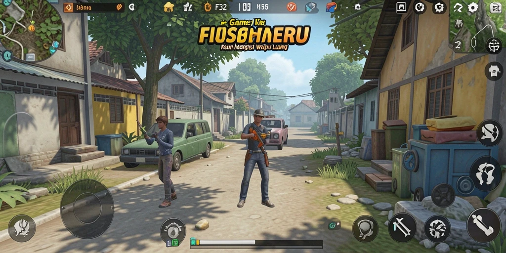 Gameplay seru F32 yang penuh tantangan dan kesenangan.