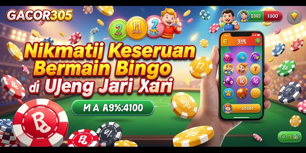 Tangkapan layar GACOR305 menunjukkan serunya permainan Bingo yang penuh warna.