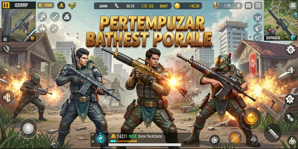 Screenshot gameplay IDRRP menunjukkan aksi pertempuran yang seru dan mendebarkan.