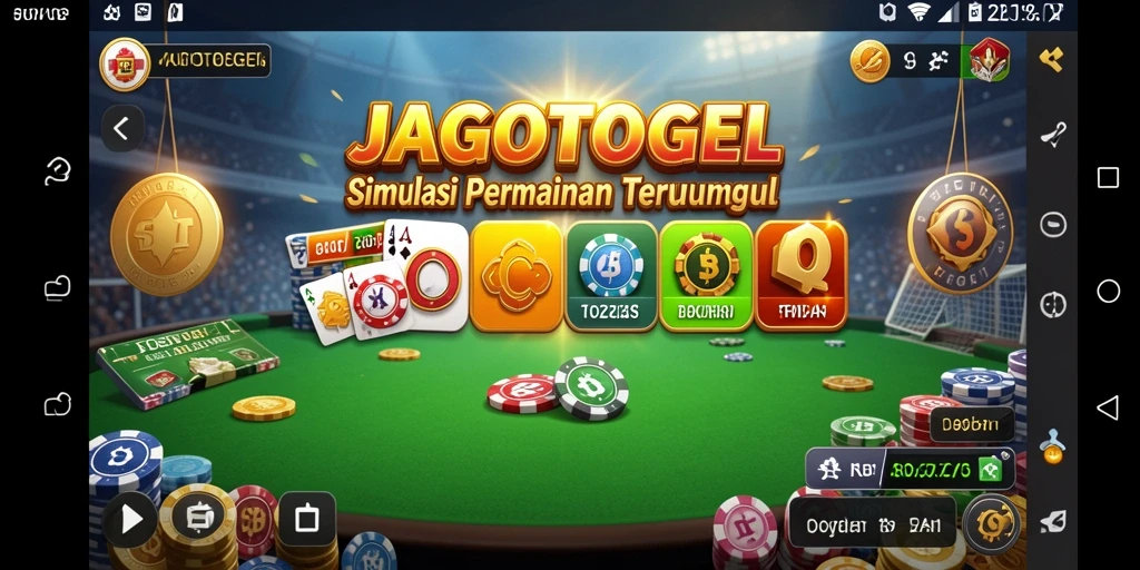 Tampilan gameplay JAGOTOGEL dengan fitur simulation yang menarik.