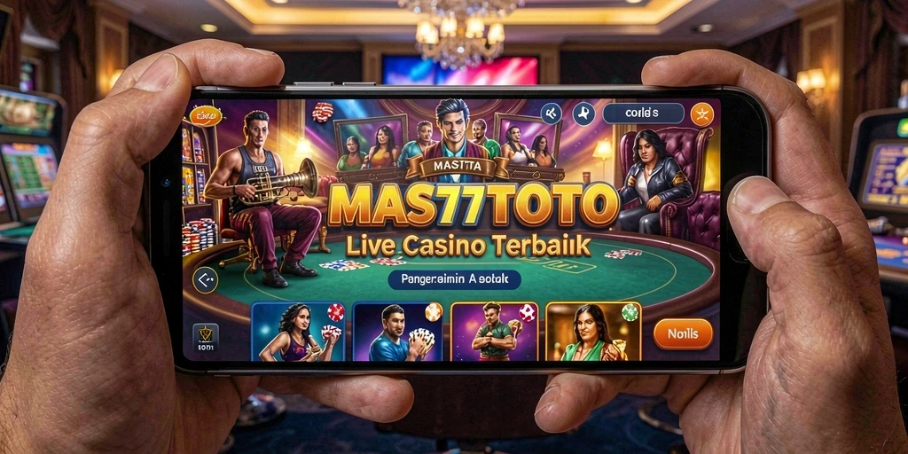 Skrin permainan Live Casino MAS77TOTO yang menarik dan interaktif.