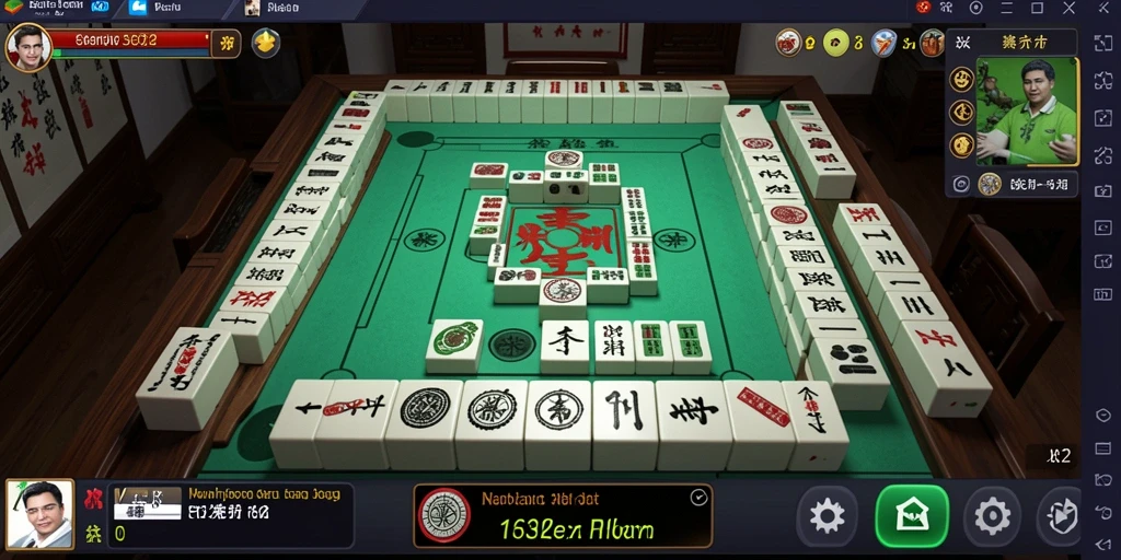 Tampilan gameplay menarik dari N32 yang menampilkan momen seru permainan Mahjong.