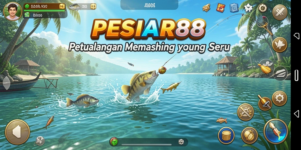 Tangkapan ikan besar dalam gameplay PESIAR88 yang seru.