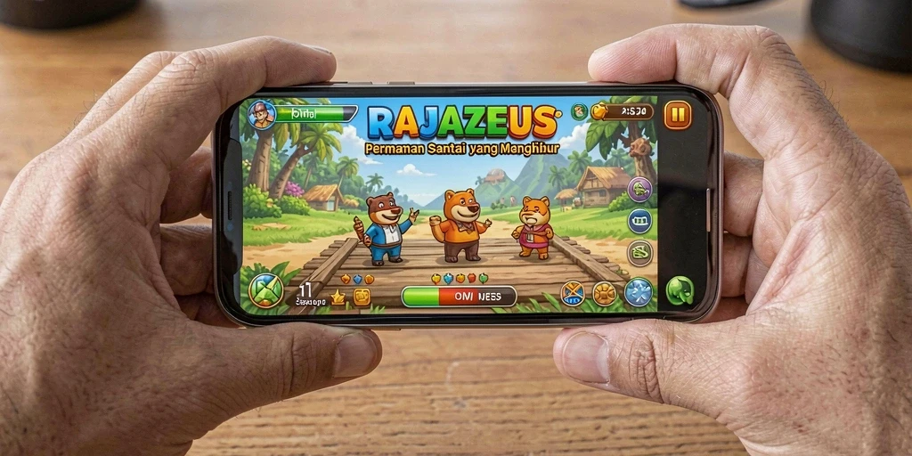 Tampilan menarik dan gameplay santai RAJAZEUS.