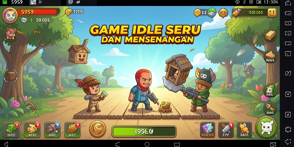 Tampilan gameplay S9S9 yang menarik dan penuh warna.