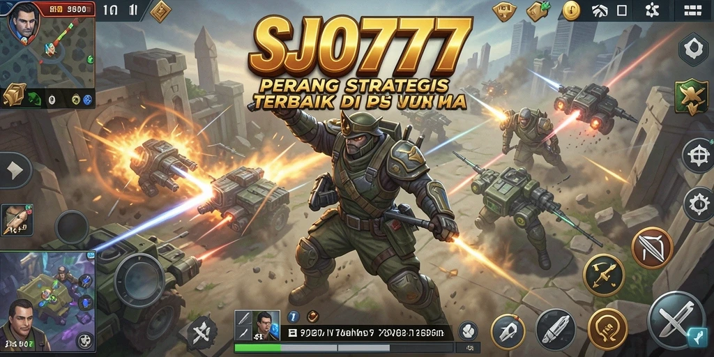 Tangkapan layar SJO777 menampilkan aksi pertempuran epik di arena TPS.