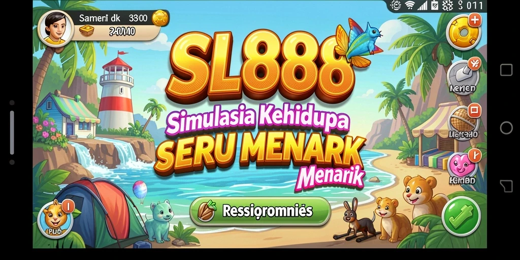 Tampilan gameplay Simulation yang menarik dan interaktif.