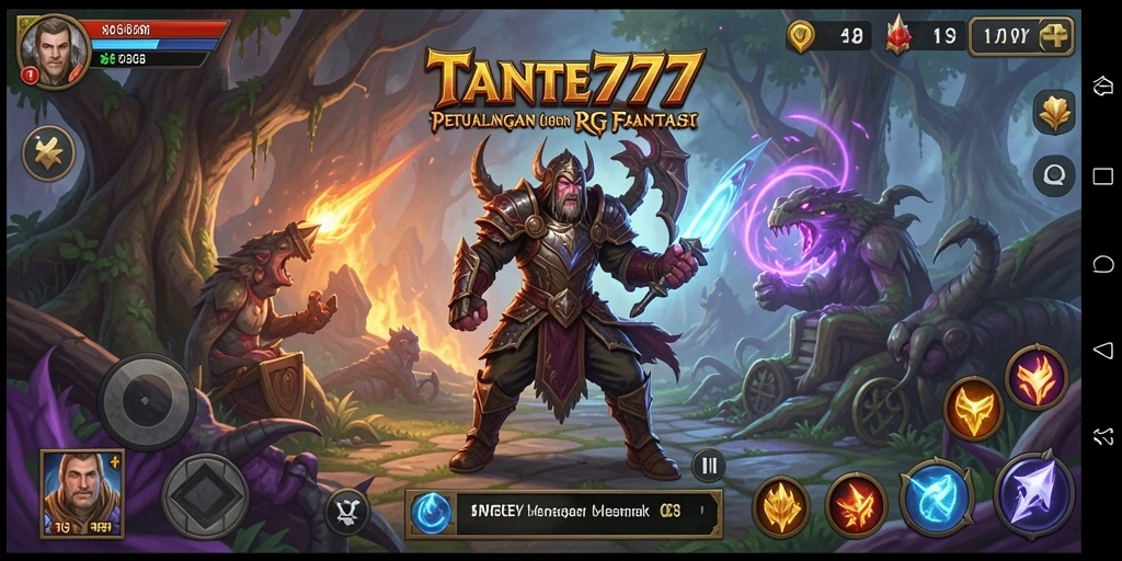 Tampilan gameplay TANTE777 yang memukau dan menarik.